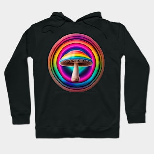 Rainbow Mushroom - Shaggy Base Hoodie